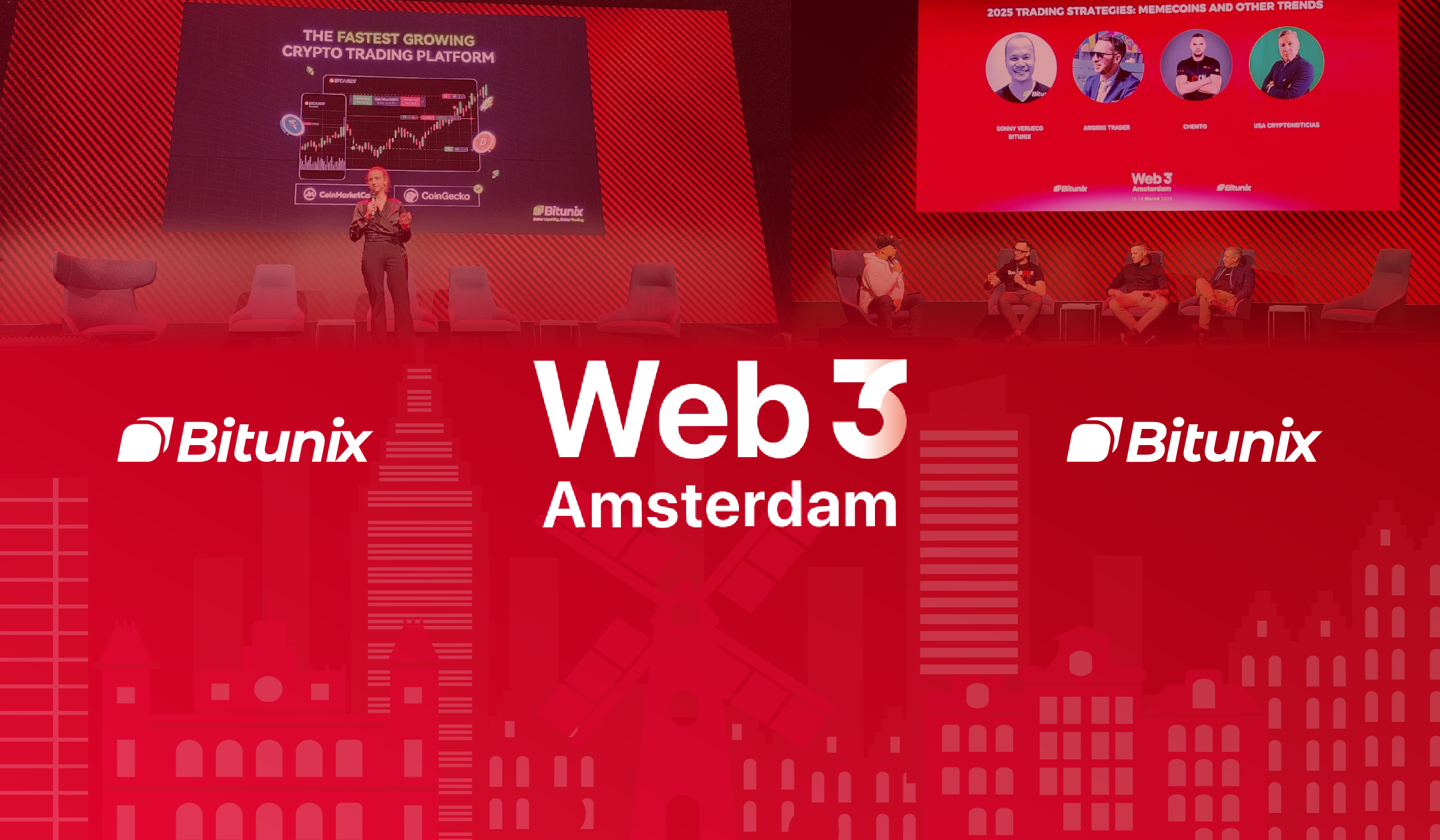 Bitunix Becomes the Center of Attention at Web3 Amsterdam, Dominating as Title Sponsor