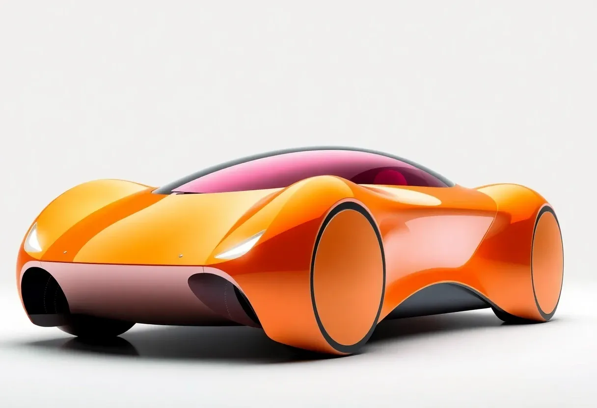 futuristic car abstract