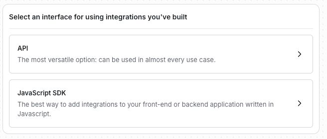 Membrane: Adding Integrations