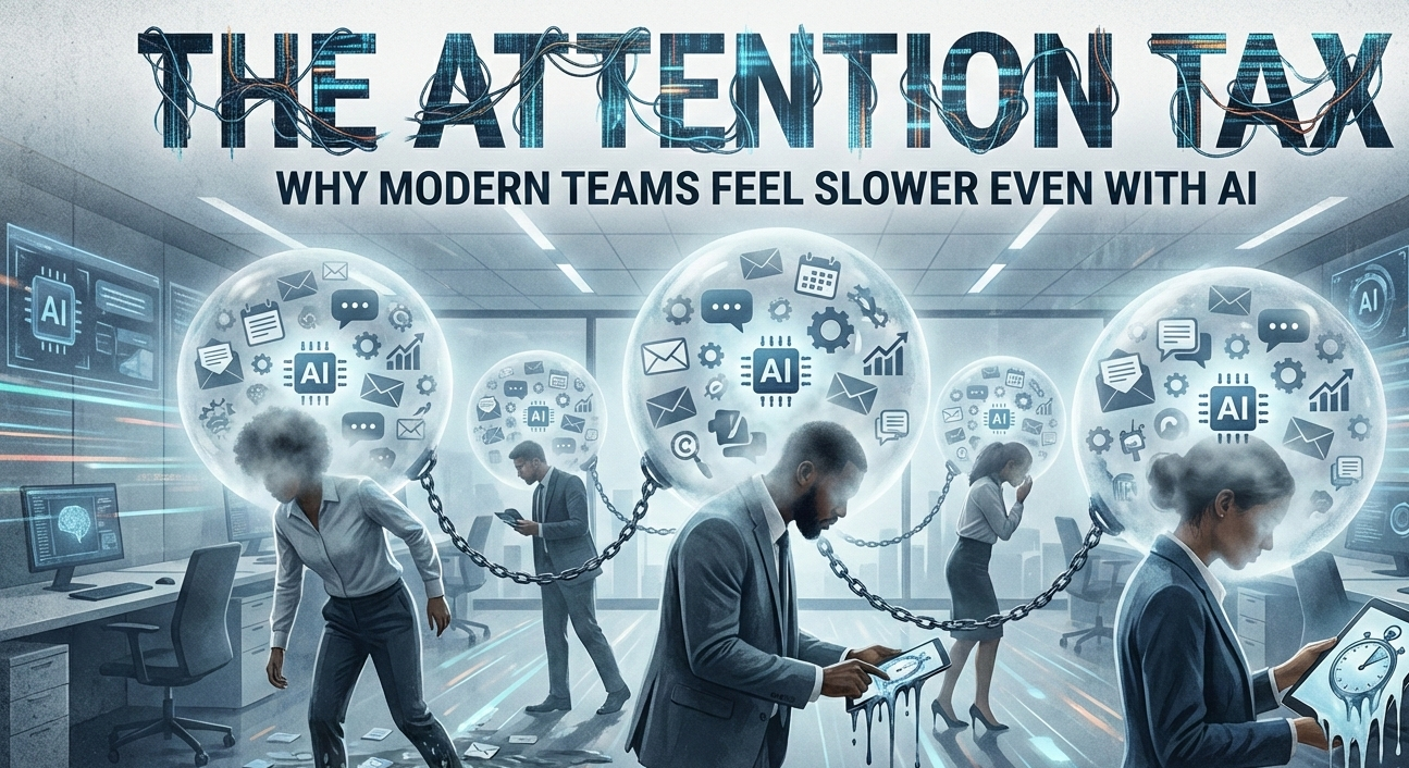 The Attention Tax: Why Modern Teams Feel Slower Even With AI
