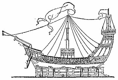 Fig. 3.—SHIP OF THE NEW BALLET, THE "TEMPEST."