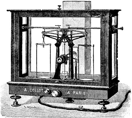 PROJECTING APPARATUS FOR BALANCESOF PRECISION.