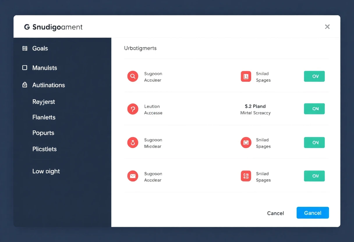 Generate goals for systems