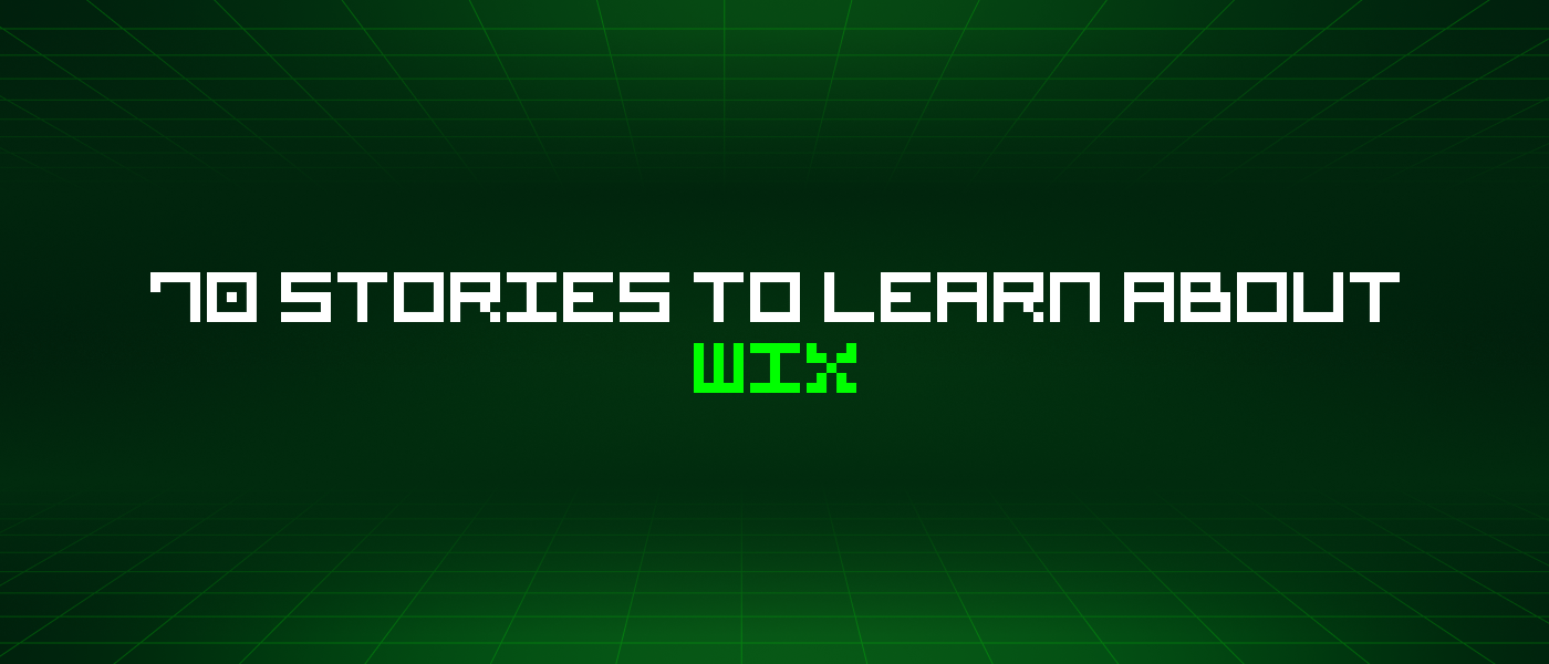 70 Stories To Learn About Wix