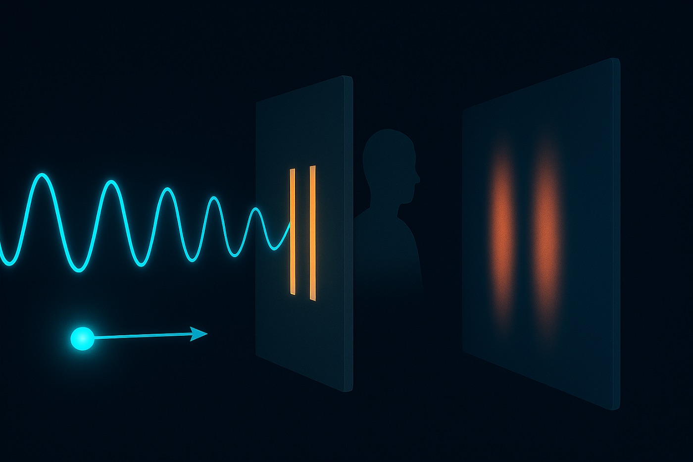 AI Generated Image: Adding an observer leading to change in final state