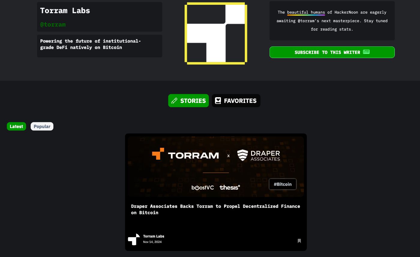 Meet Torram Labs!