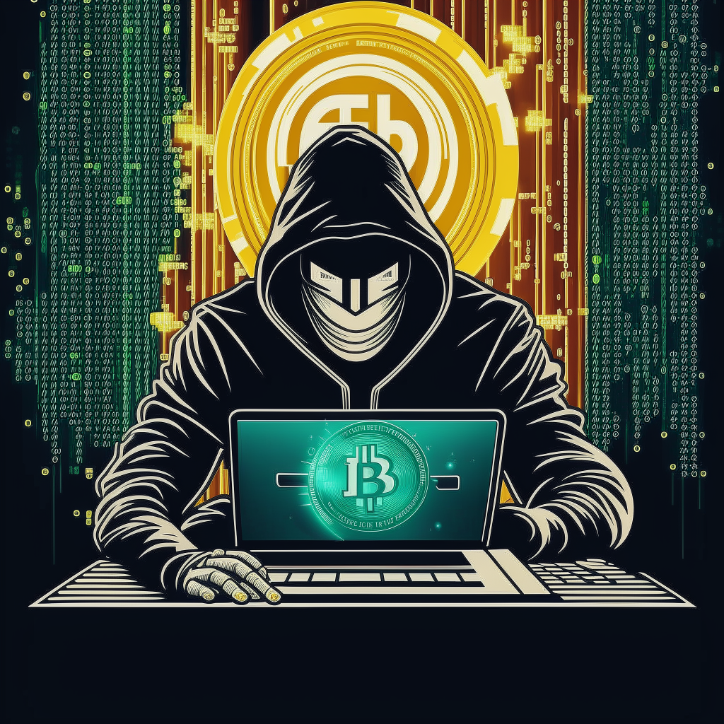 hacker stealing crypto