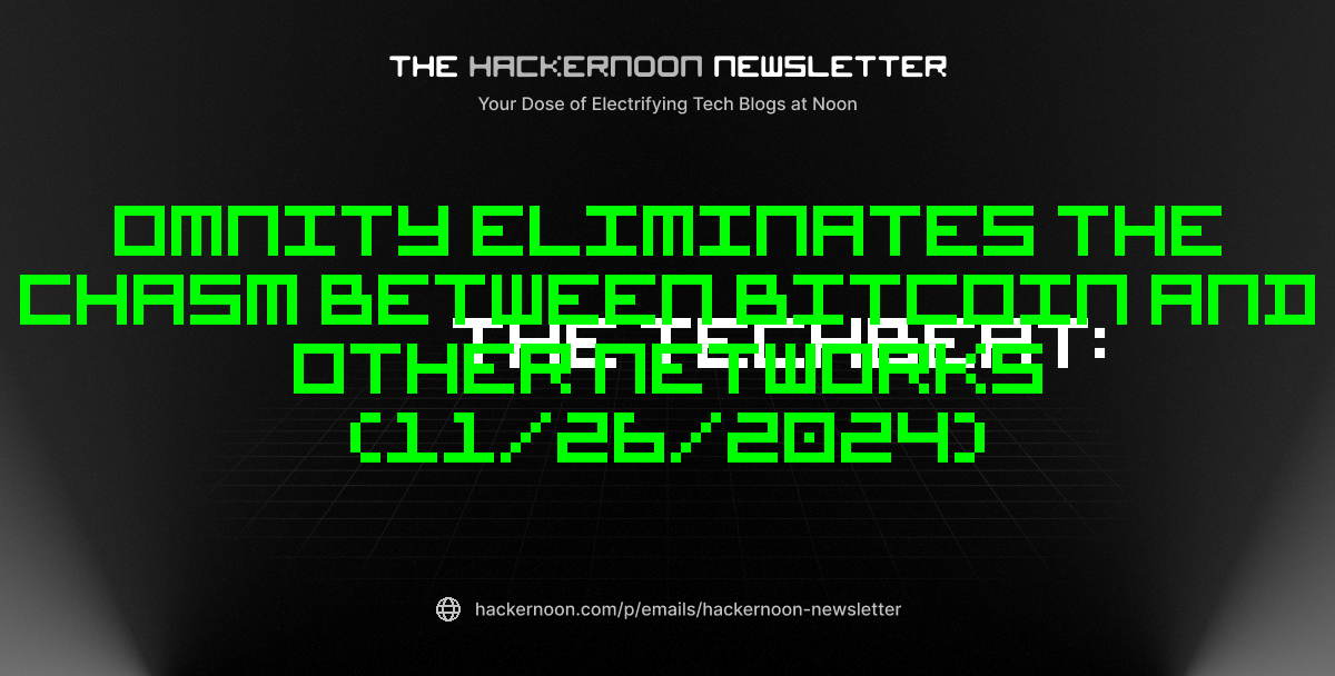 The TechBeat: Omnity Eliminates the Chasm Between Bitcoin and Other Networks (11/26/2024)