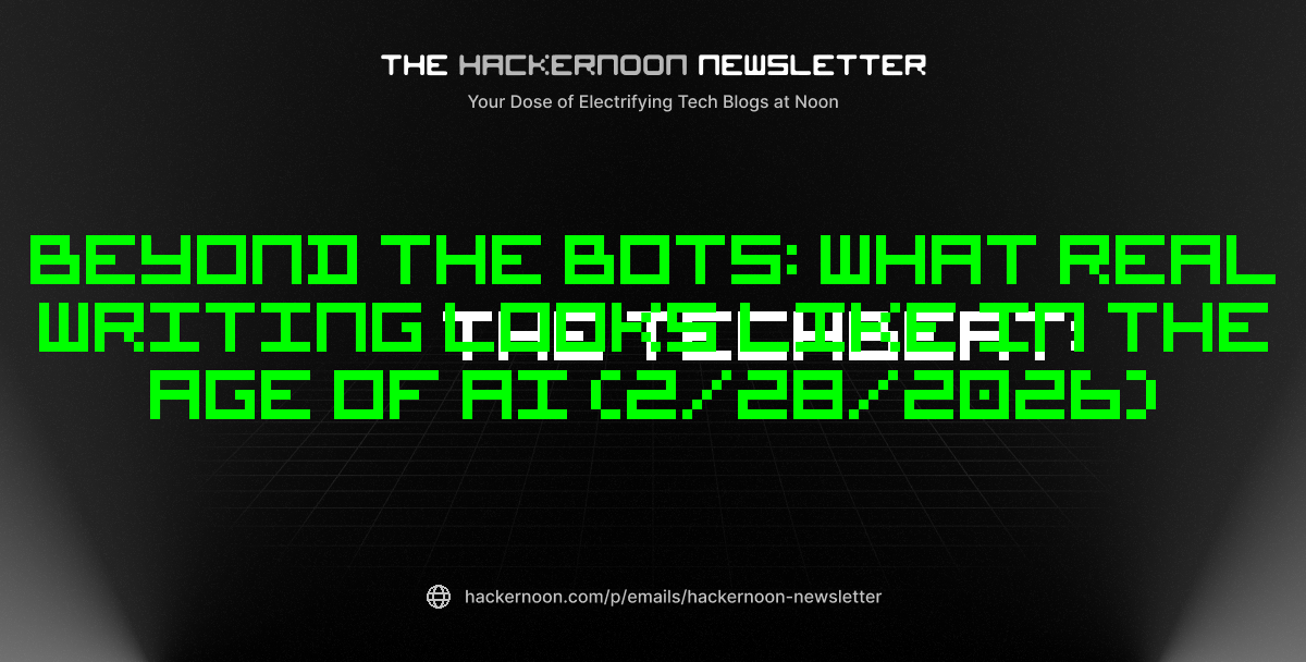 The TechBeat: Beyond the Bots: What Real Writing Looks Like in the Age of AI (2/28/2026)