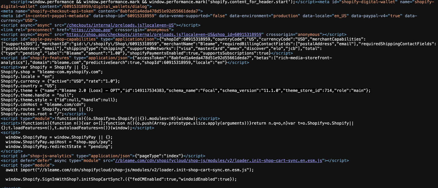 I Looked at the Source Code of 250,000 Shopify Stores