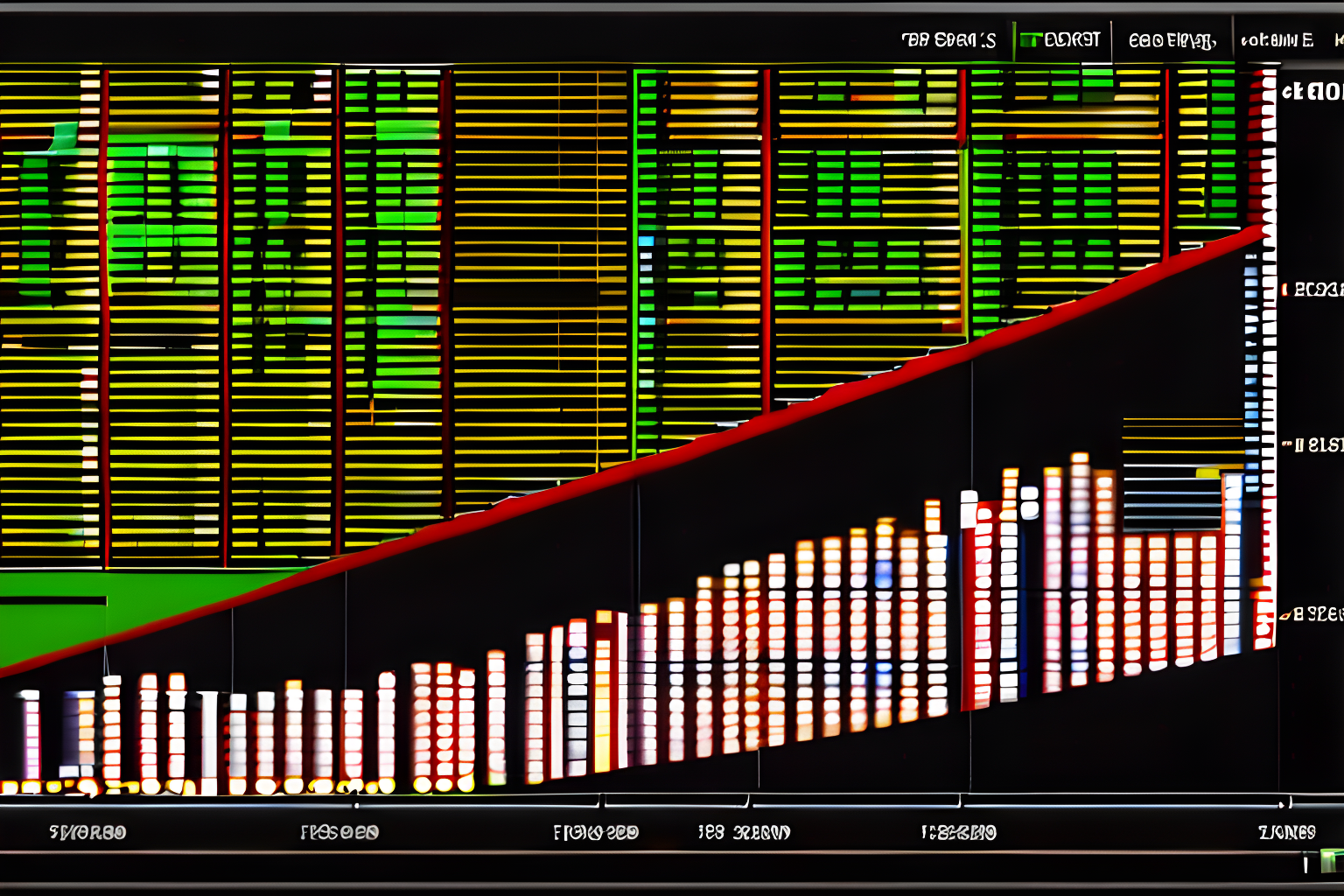 high frequency stock trading charts