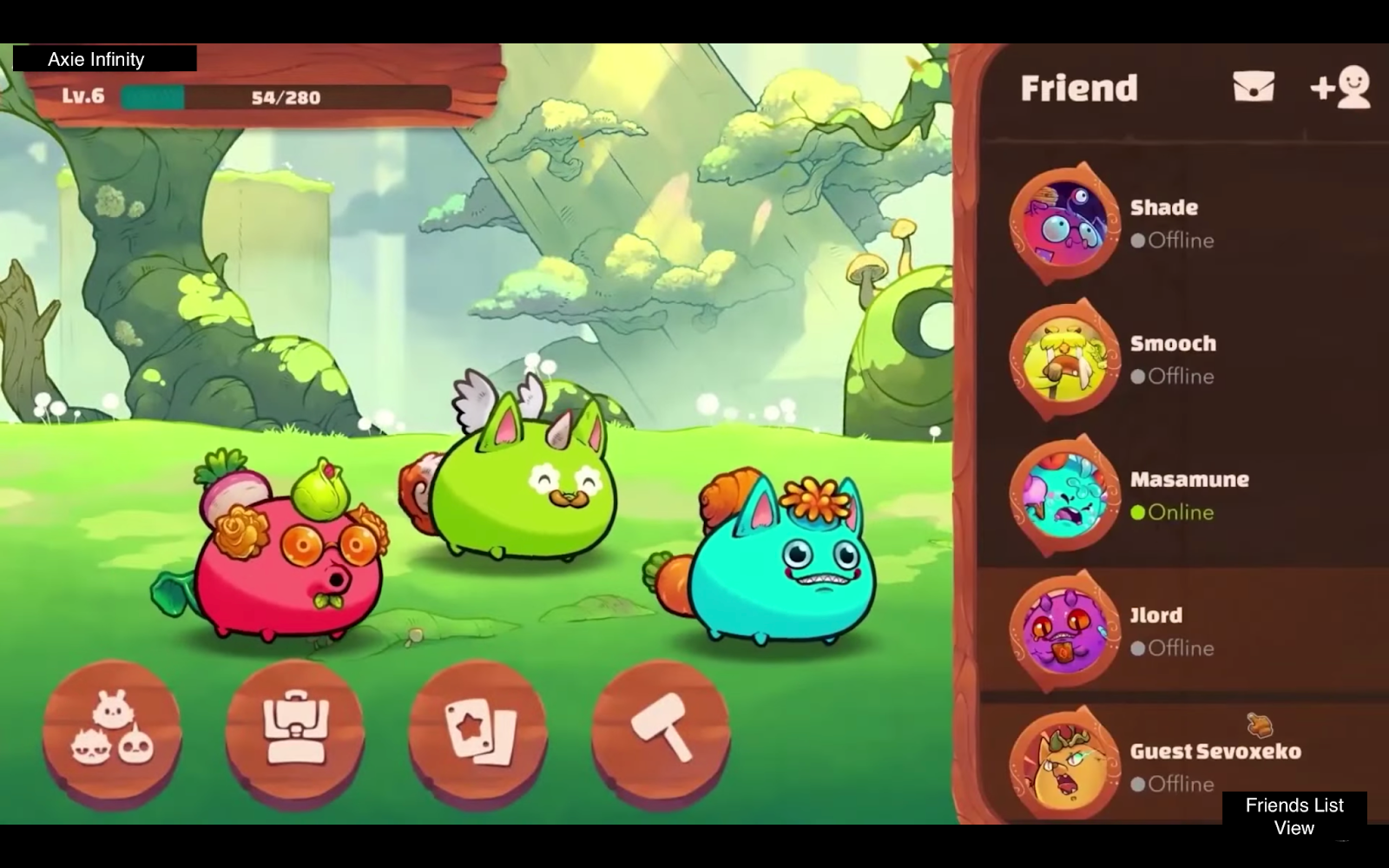 Axie Infinity gameplay.