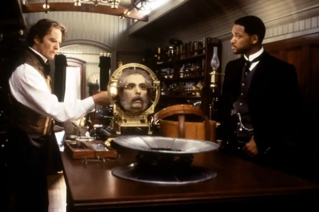Wild Wild West (1999) is often regarded as Hollywood’s shot at Steampunk. Image available at https://www.filminquiry.com/wild-wild-west-20th-anniversary/. 