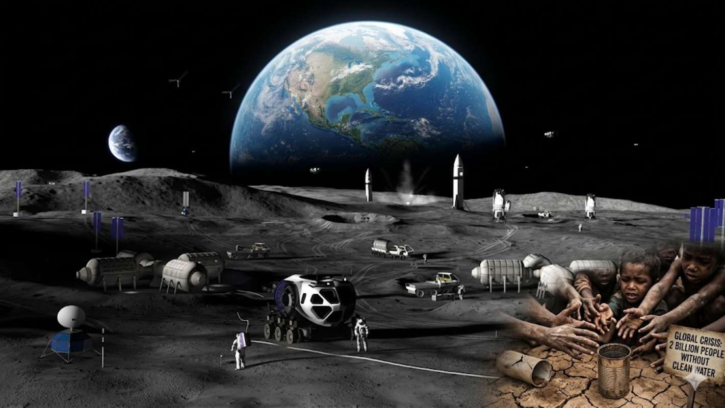 $20 Billion to the Moon While Humanity Struggles on Earth: Priorities In Question