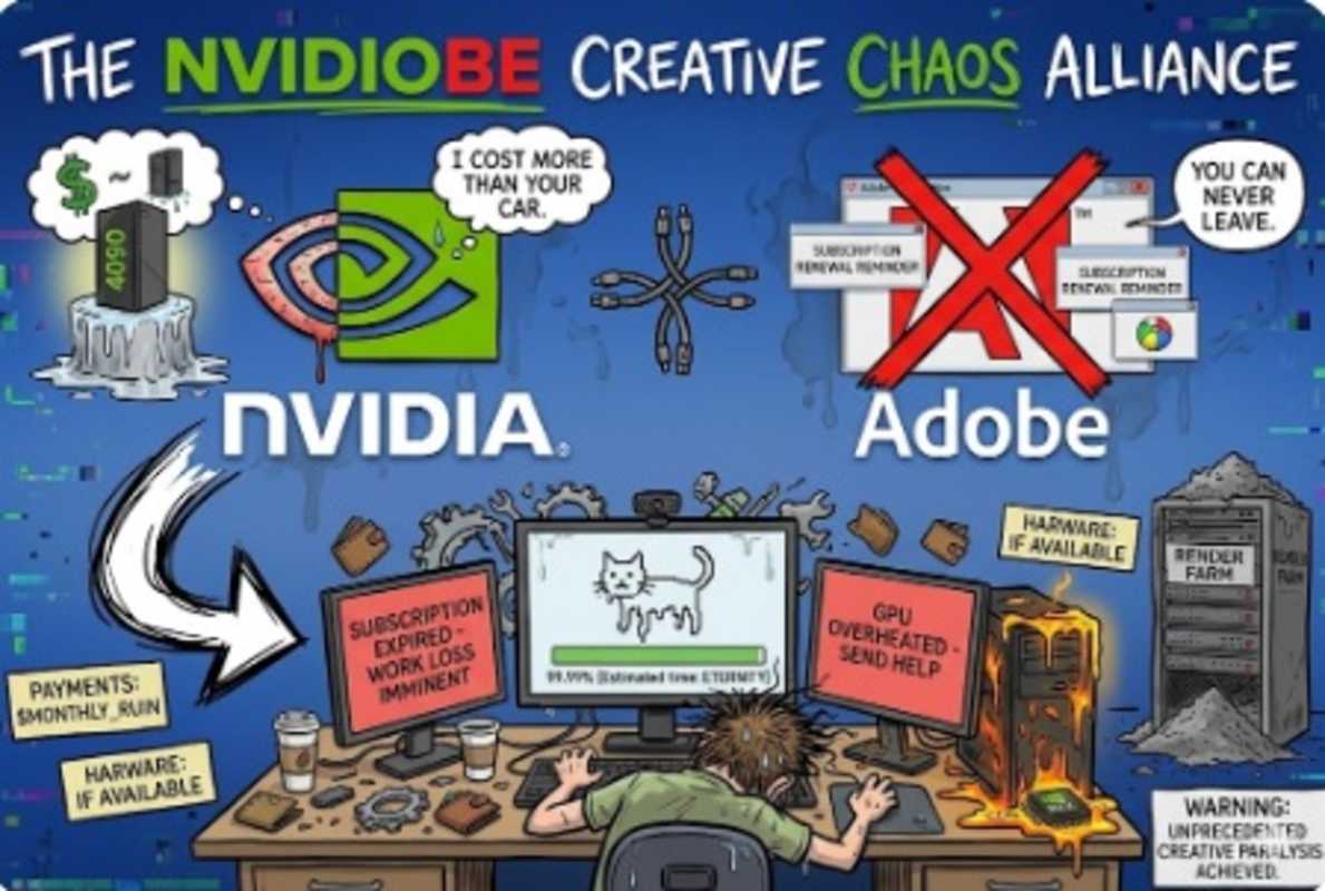Adobe and NVIDIA Promise to “Reinvent Creativity” — but Mostly in Future Tense