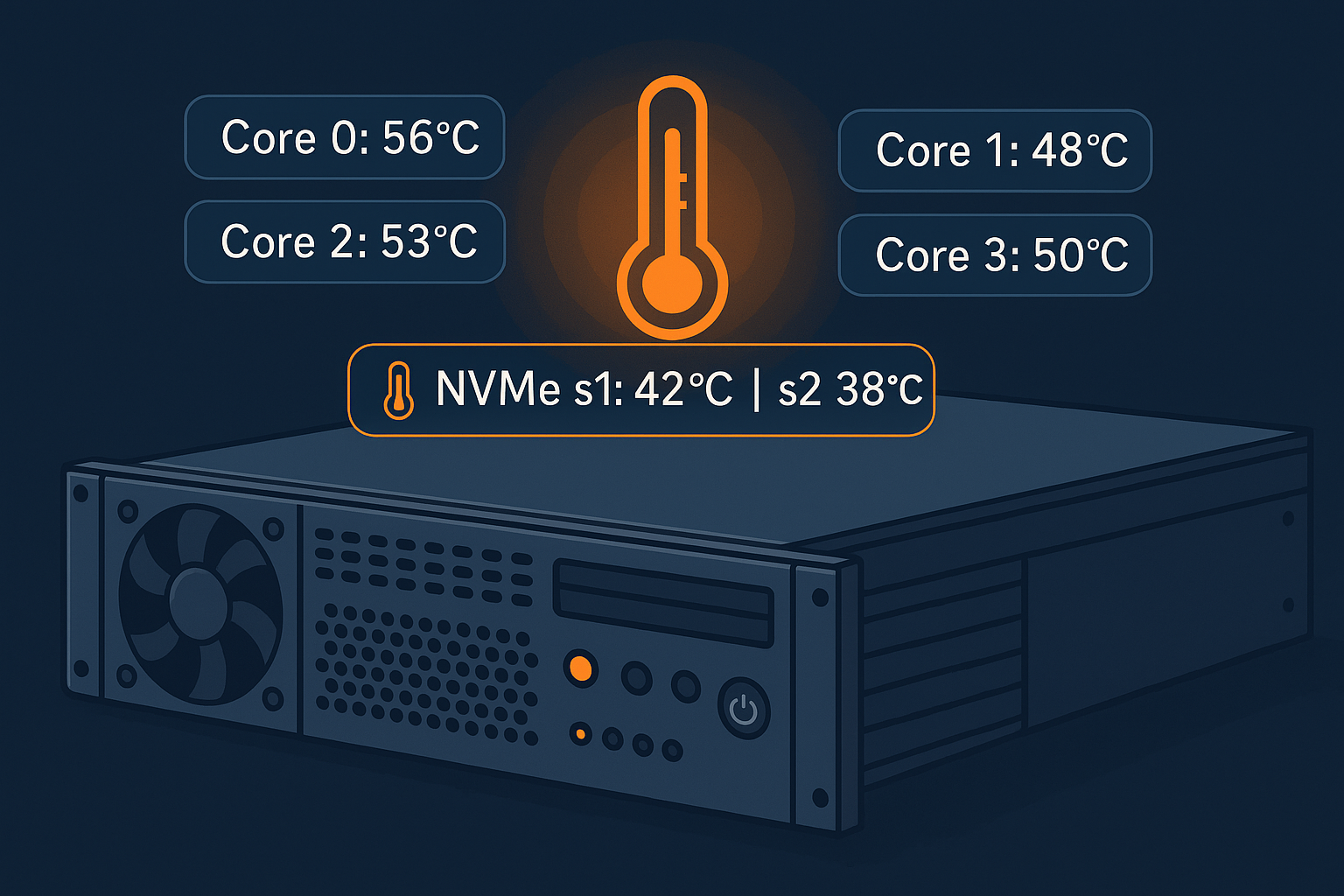 Add Real-time Temperature Monitoring to the Proxmox VE Dashboard