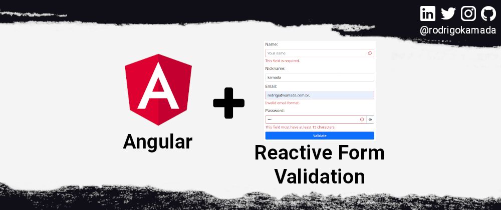 Создание и проверка реактивной формы для приложения Angular