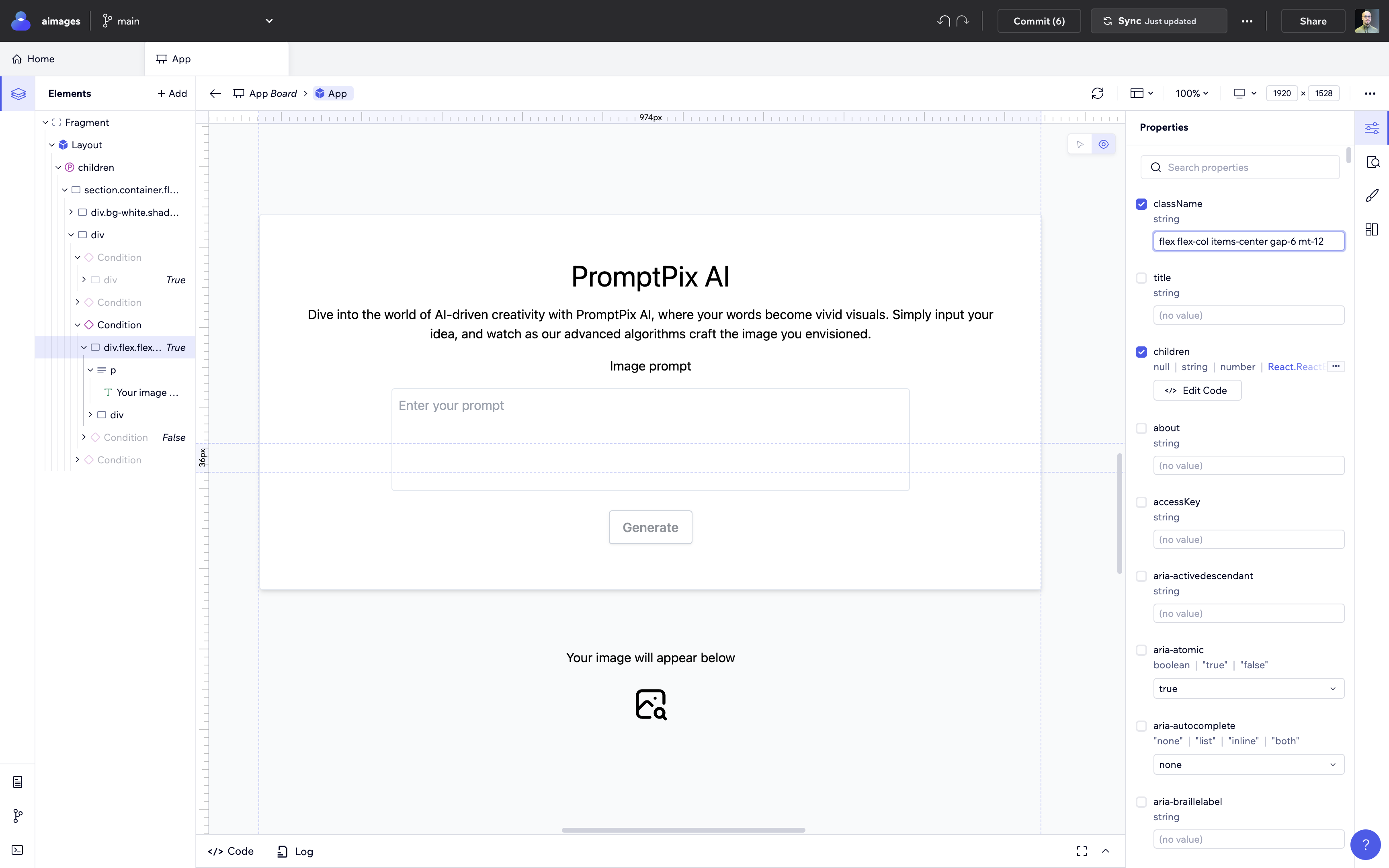 Codux TailwindCSS classes