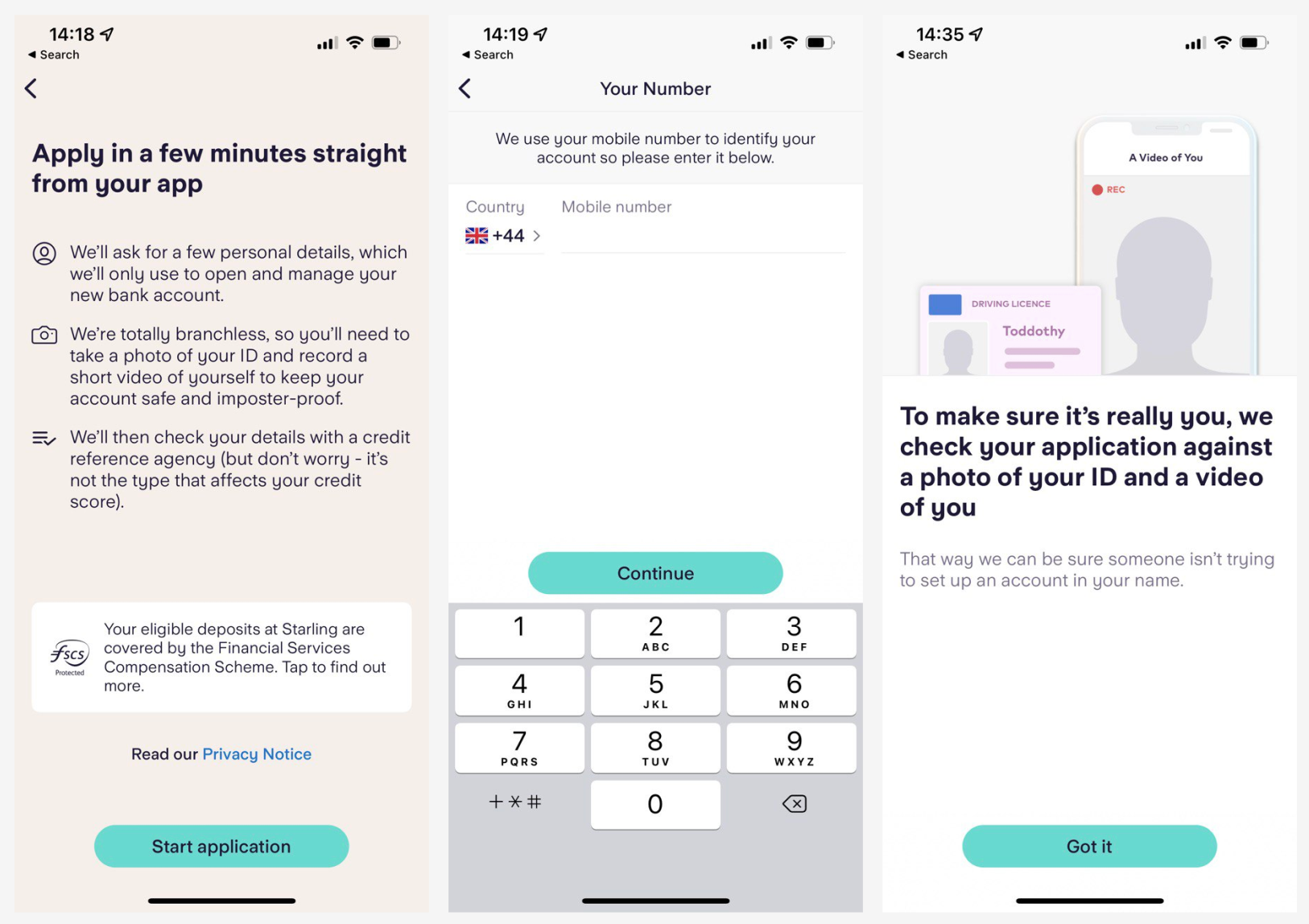 Starling Bank explains why the information is requested