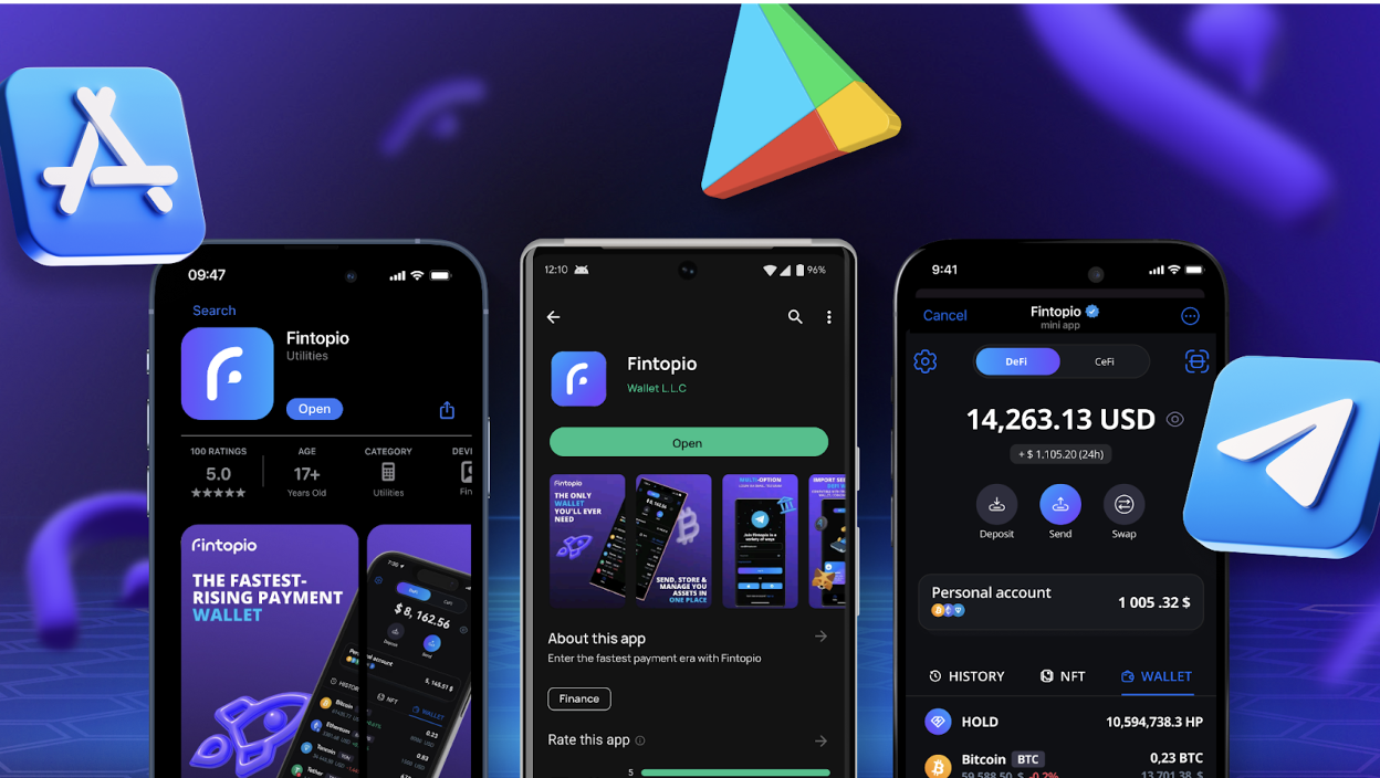 Fintopio’s Multi-Platform CeDeFi Wallet Connects Telegram, Mobile, and Web Users