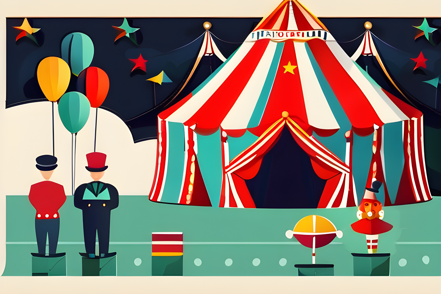 illustrate a circus