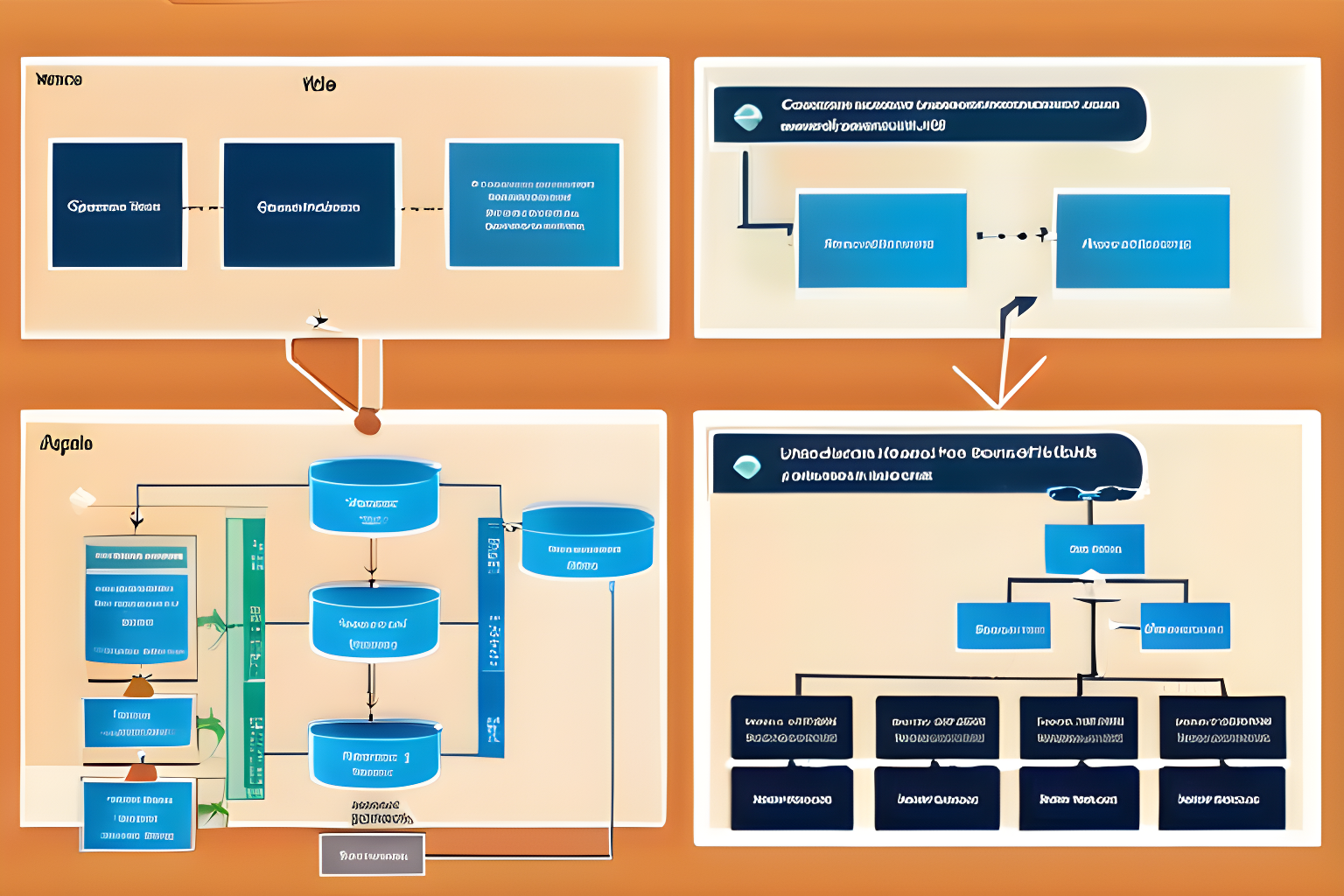 Illustrate a diagrammatic representation of a microservices software architecture te