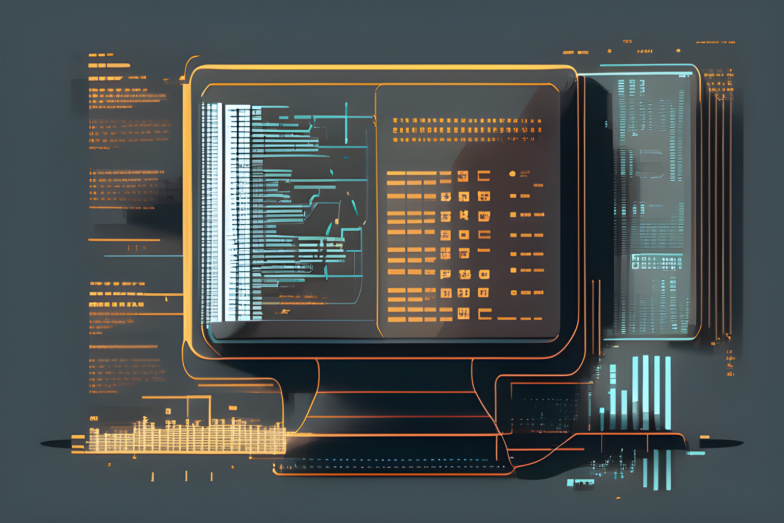 Illustrate a programming language screen