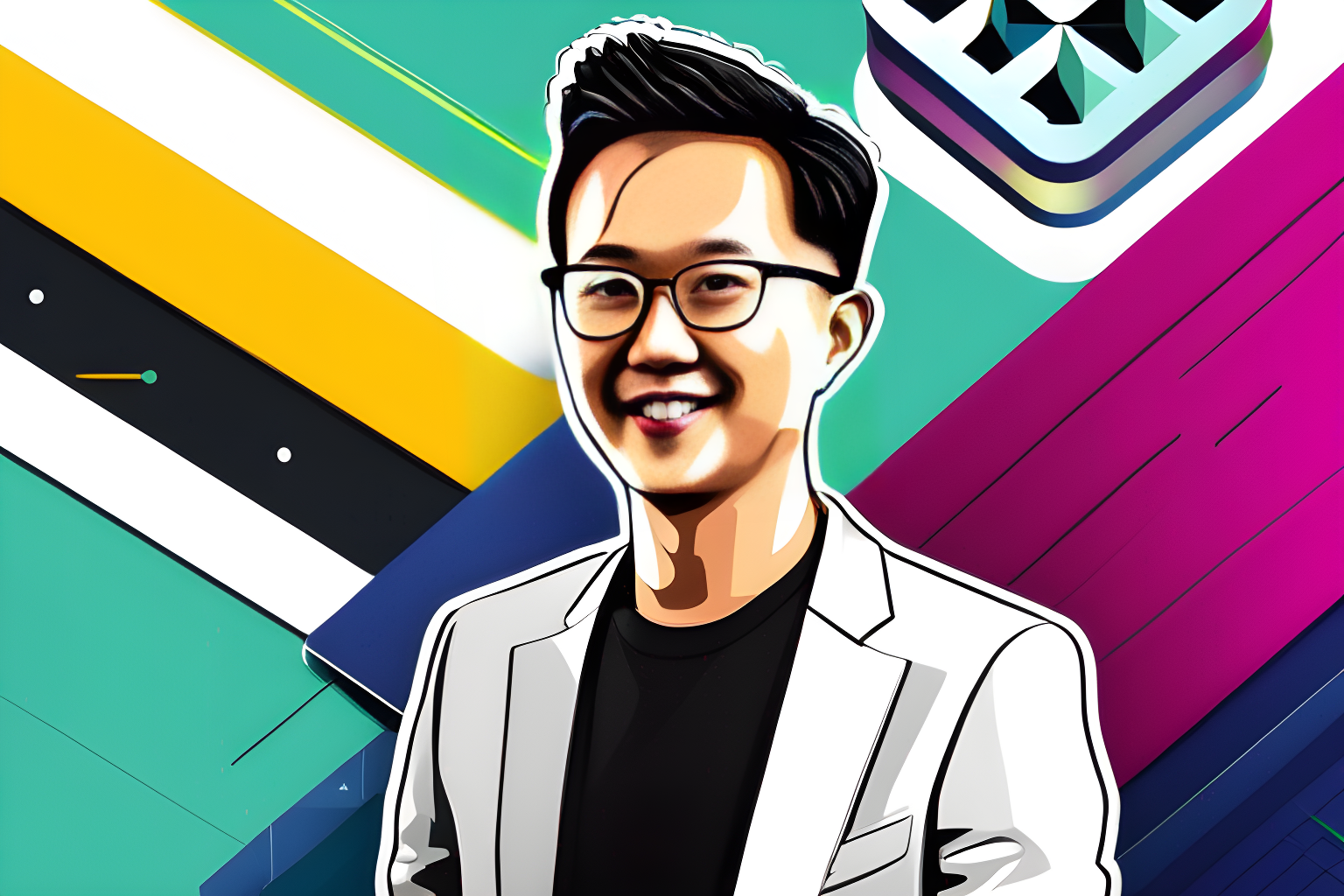 Illustrate CZ, binance's CEO