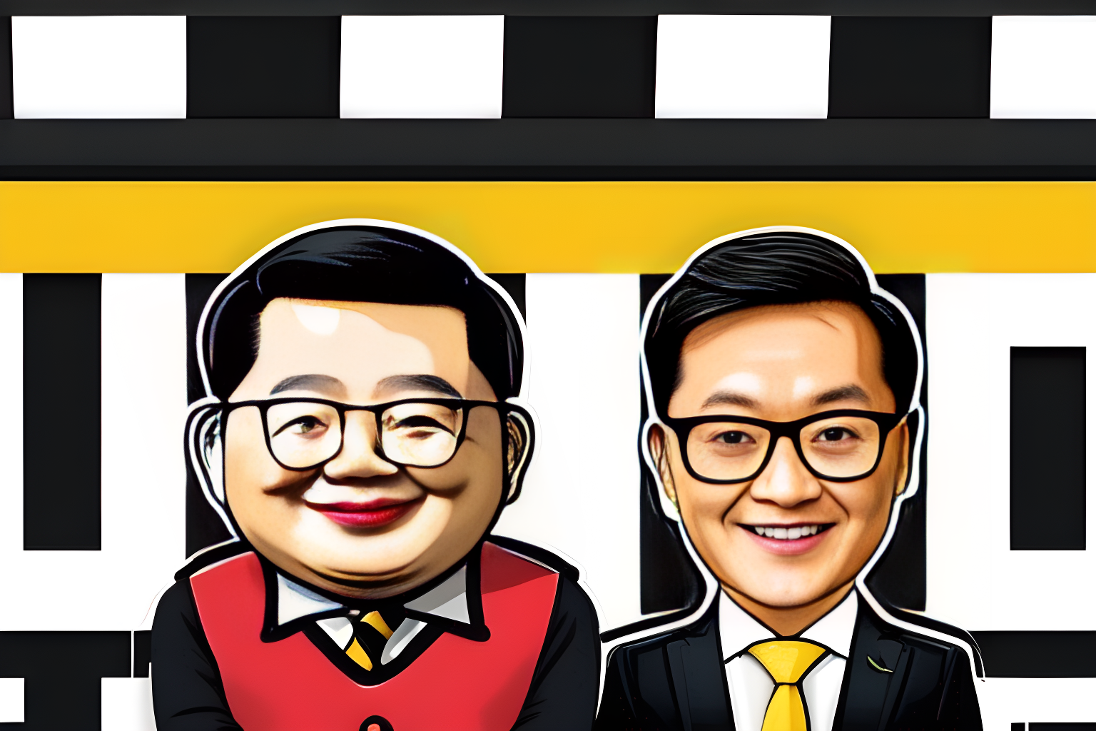 Illustrate CZ, CEO of Binance, as a ventriloquist