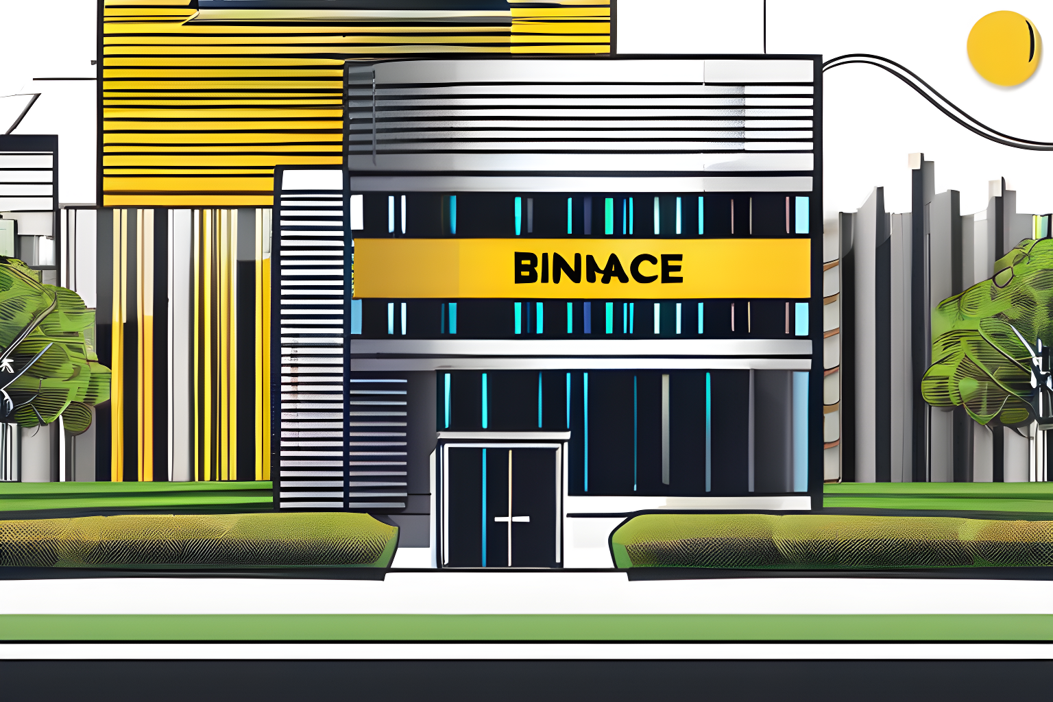 Illustrate the Binance.US headquaters