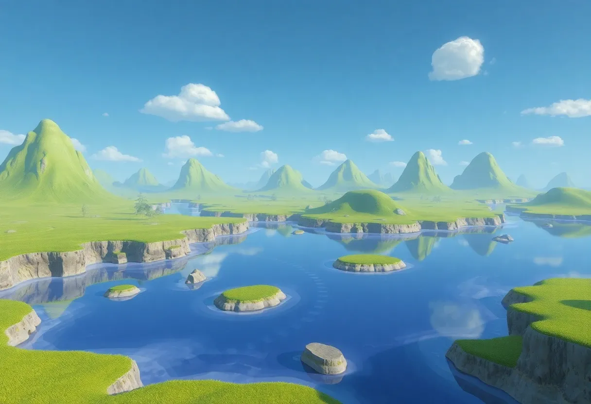 Image of lands in the metaverse