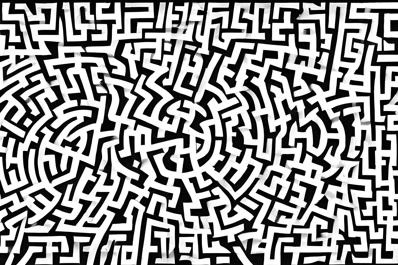 it's a maze