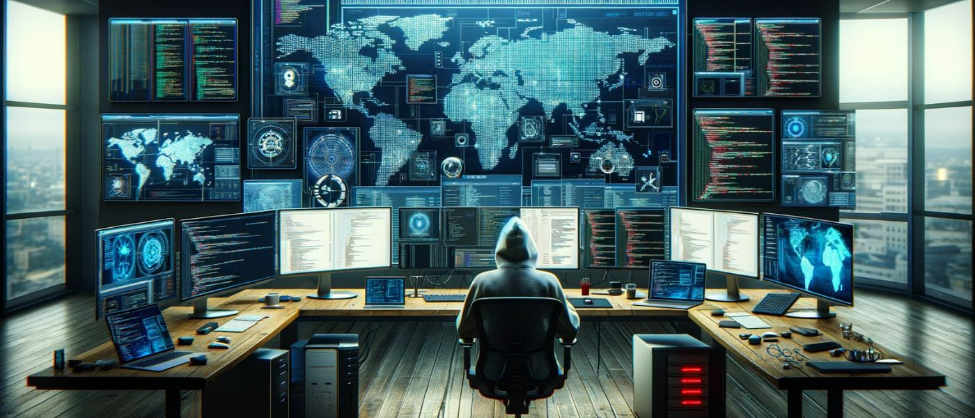 A Glimpse into an Ethical Hacker's High-Tech Workspace