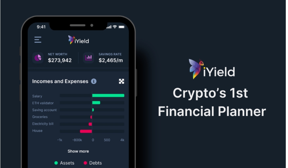 iYield Launches Crypto's 1st Financial Planning Tool