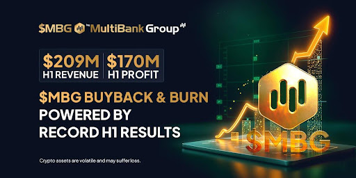 Buyback And Burn Of $MBG Unveiled As MultiBank Group Posts $209M H1 Revenue