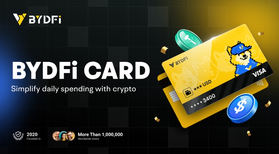 BYDFi Card Officially Launches: One Card to Seamlessly Bridge Web3 Assets and Real-World Spending