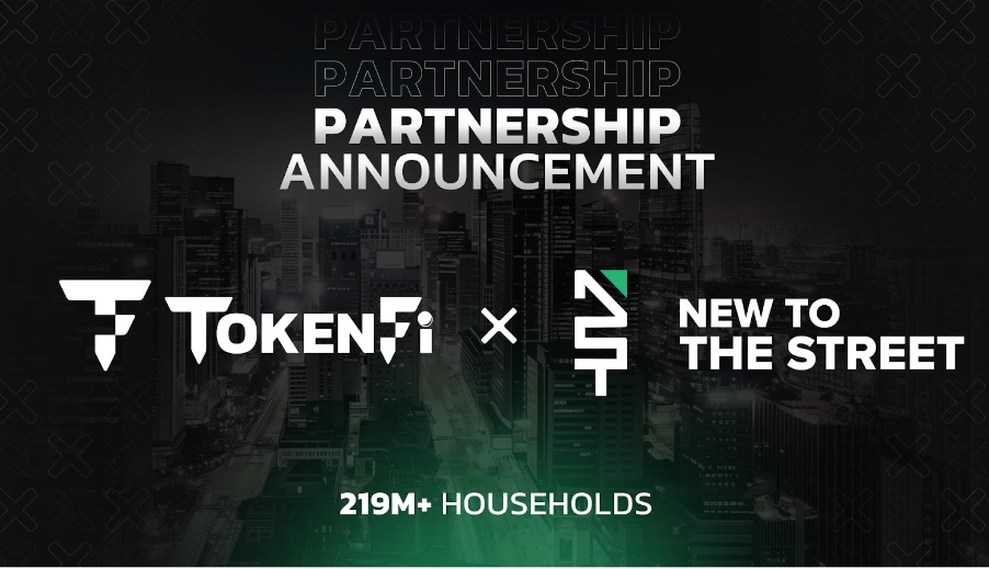 TokenFi and New to The Street Announce National Media Partnership to Reach 219M+ Households