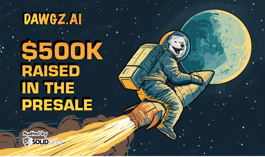 Dawgz AI Crosses $500,000 In Presale: A New AI-Powered Meme Coin For Crypto Enthusiasts