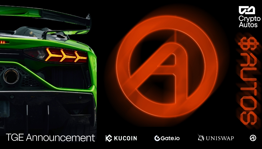 CryptoAutos Announces TGE For $AUTOS Token Following Sold-Out Public Sale