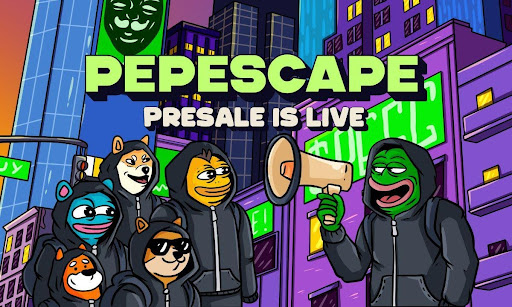 PEPESCAPE Launches Crypto Presale, Combining Memecoin Culture With Decentralized Finance Ecosystem