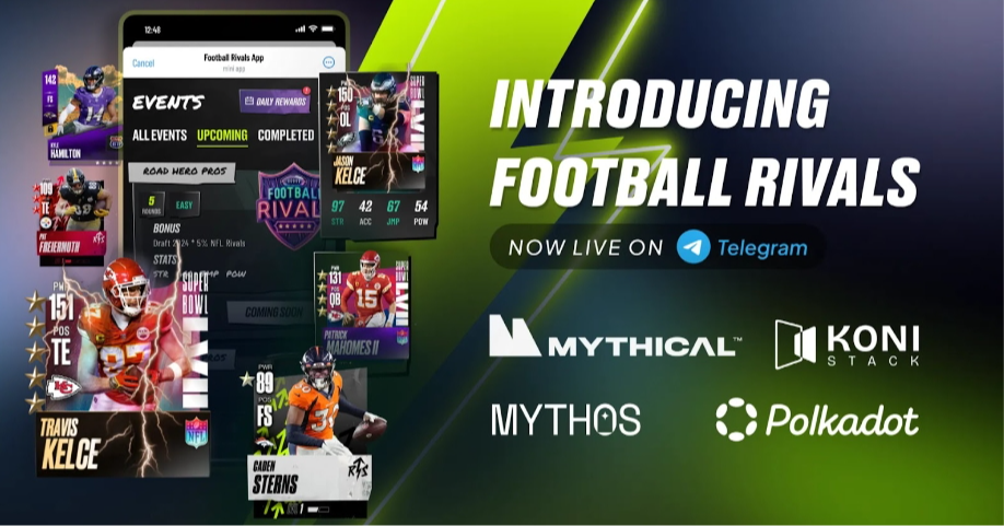 Koni Stack Partners With Mythical Games To Launch 'Football Rivals' On Telegram