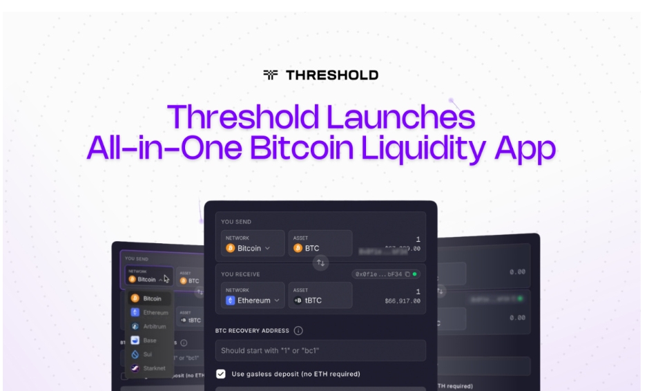 Threshold Launches All-in-One Bitcoin Liquidity App