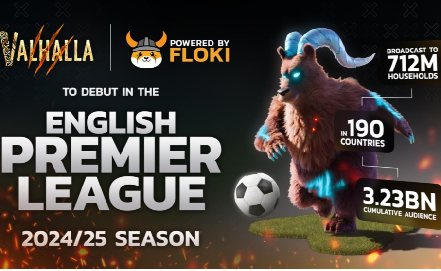 Floki Announces Major Ad Campaign For Valhalla In The English Premier League For 2024-25 Season