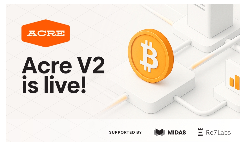 Acre Launches V2 Platform, Enabling Bitcoin Holders to Earn 14% APY (est.) From Self-Custody