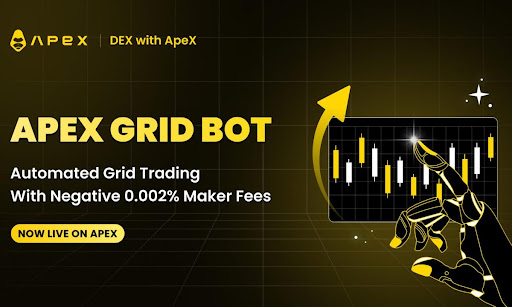 ApeX Protocol Launches ApeX Grid Bot With Negative 0.002% Fees Across 45+ Perpetual Markets