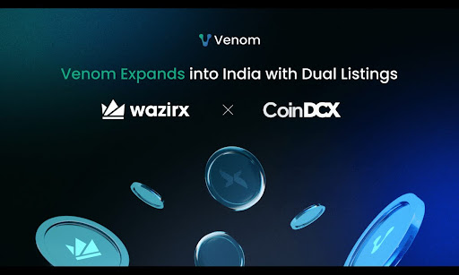 Venom Expands Into India With Dual Listings On WazirX And CoinDCX