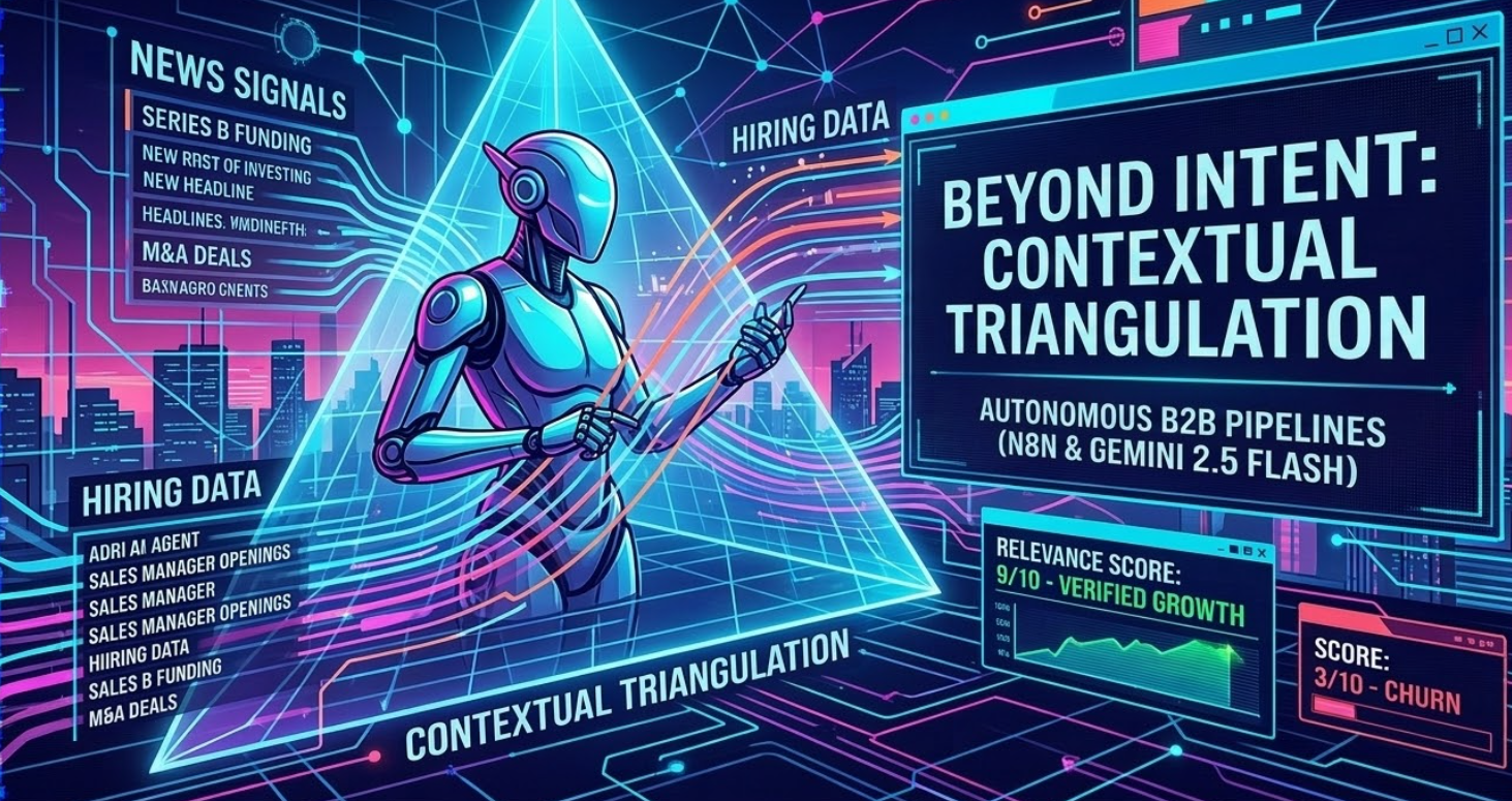 The $0.01 B2B Lead: Engineering an Autonomous SDR Agent