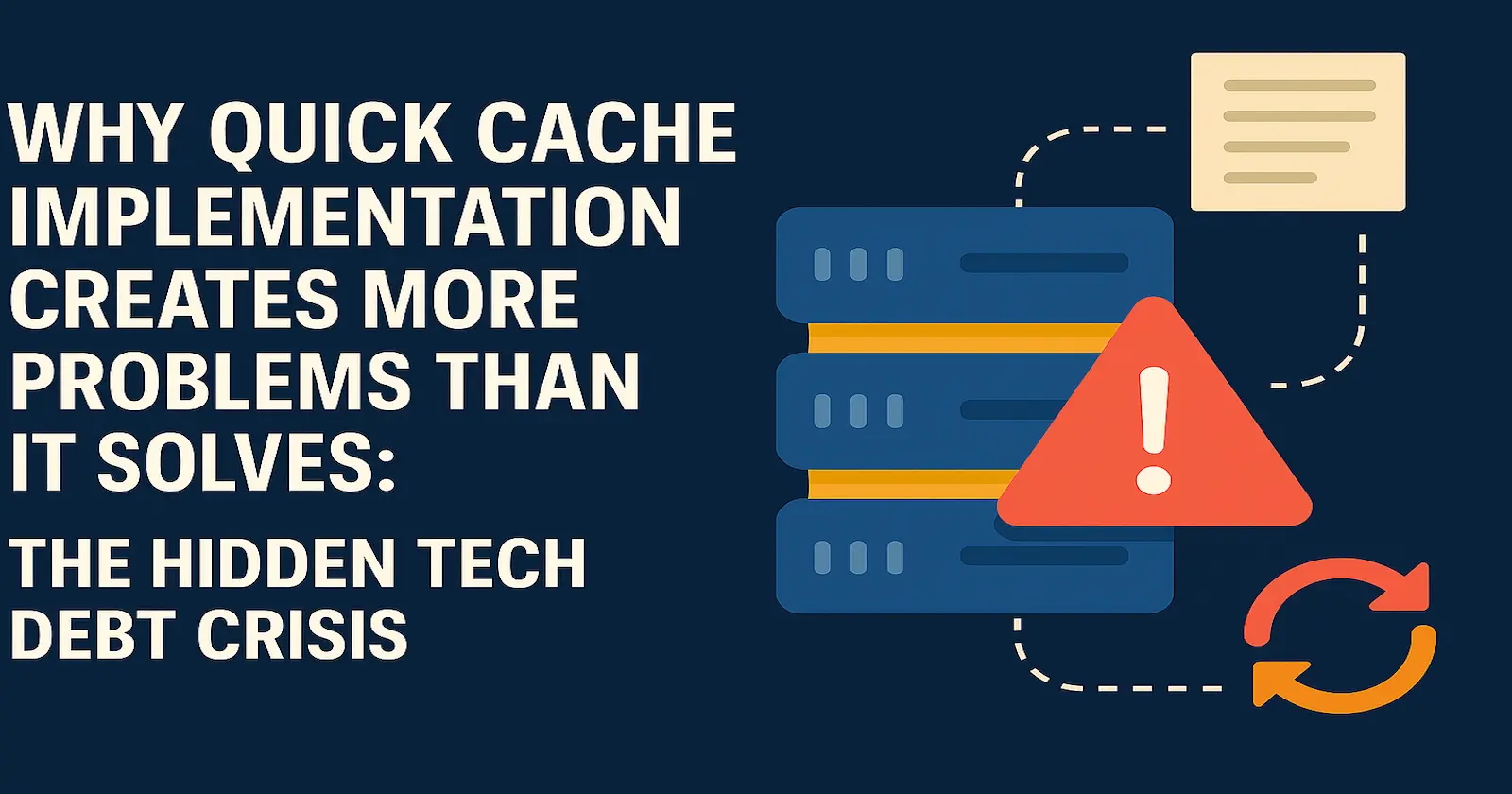 Why Quick Cache Implementation Creates More Problems Than It Solves: The Hidden Tech Debt Crisis