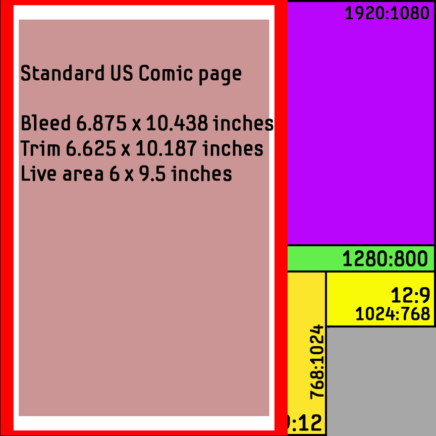 US Comic Precut Page Aspect