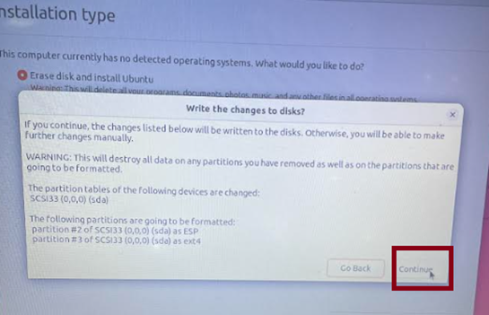 Writing Changes to  Disk